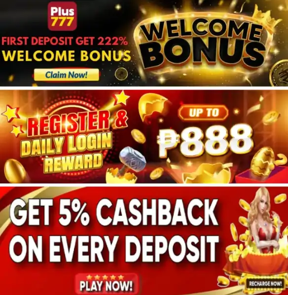 plus777 welcome bonus